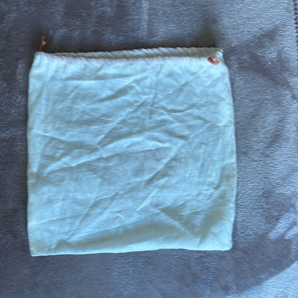 Coach White Dust Bag with Red Logo - Picture 3 of 3